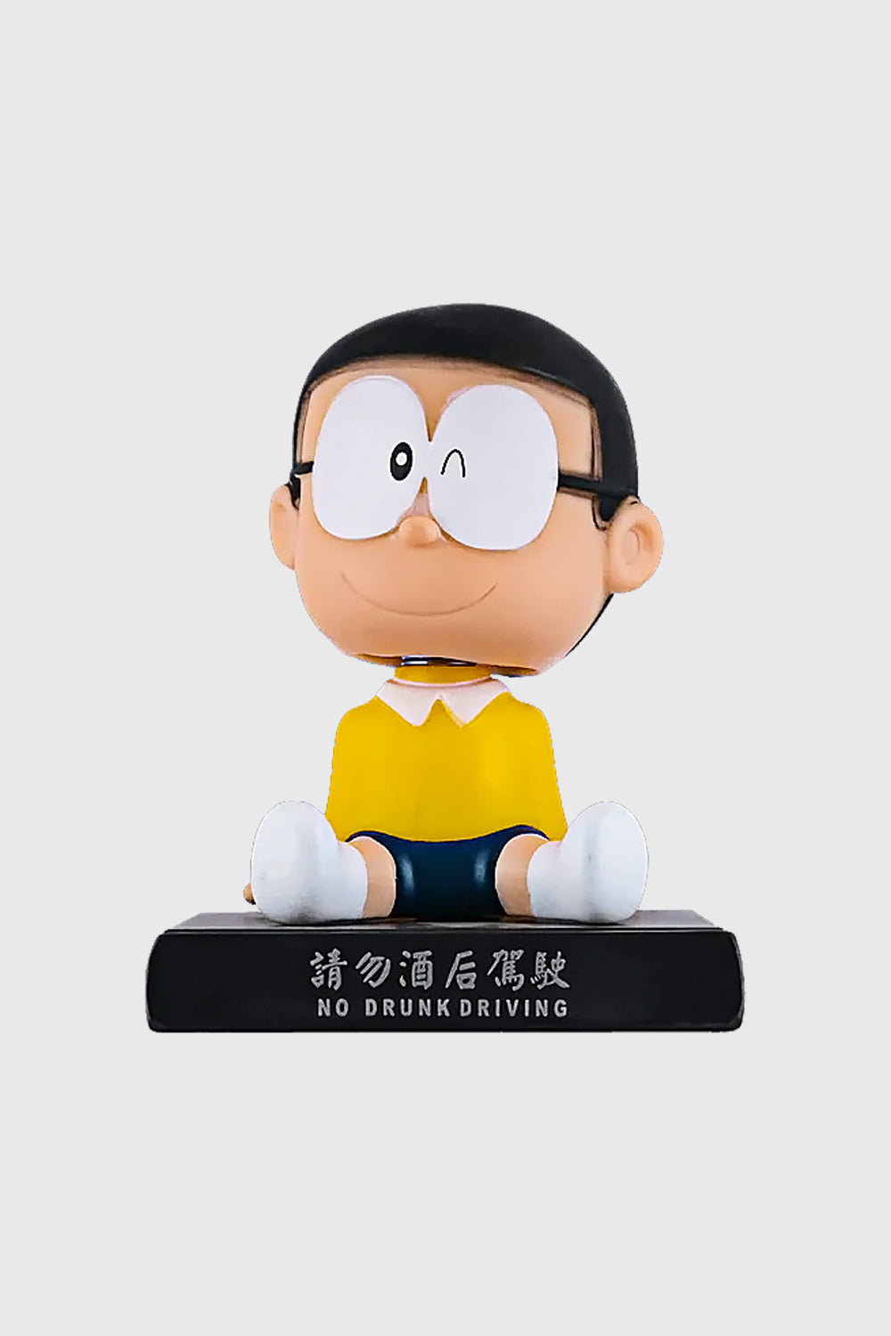 Nobita Mini Bobblehead – Chibi Cartoon Desk Toy (12 cm)